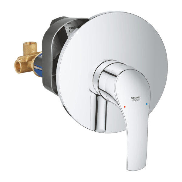 אינטרפוץ 3 דרך קומפלט 33556002 יורוסמרט EUROSMART כרום GROHE גרואה